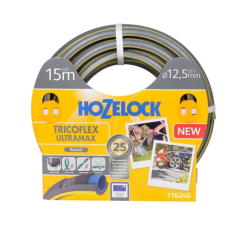 GARDEN HOSE HOZELOCK 15M 1/2'' ULTAMAX